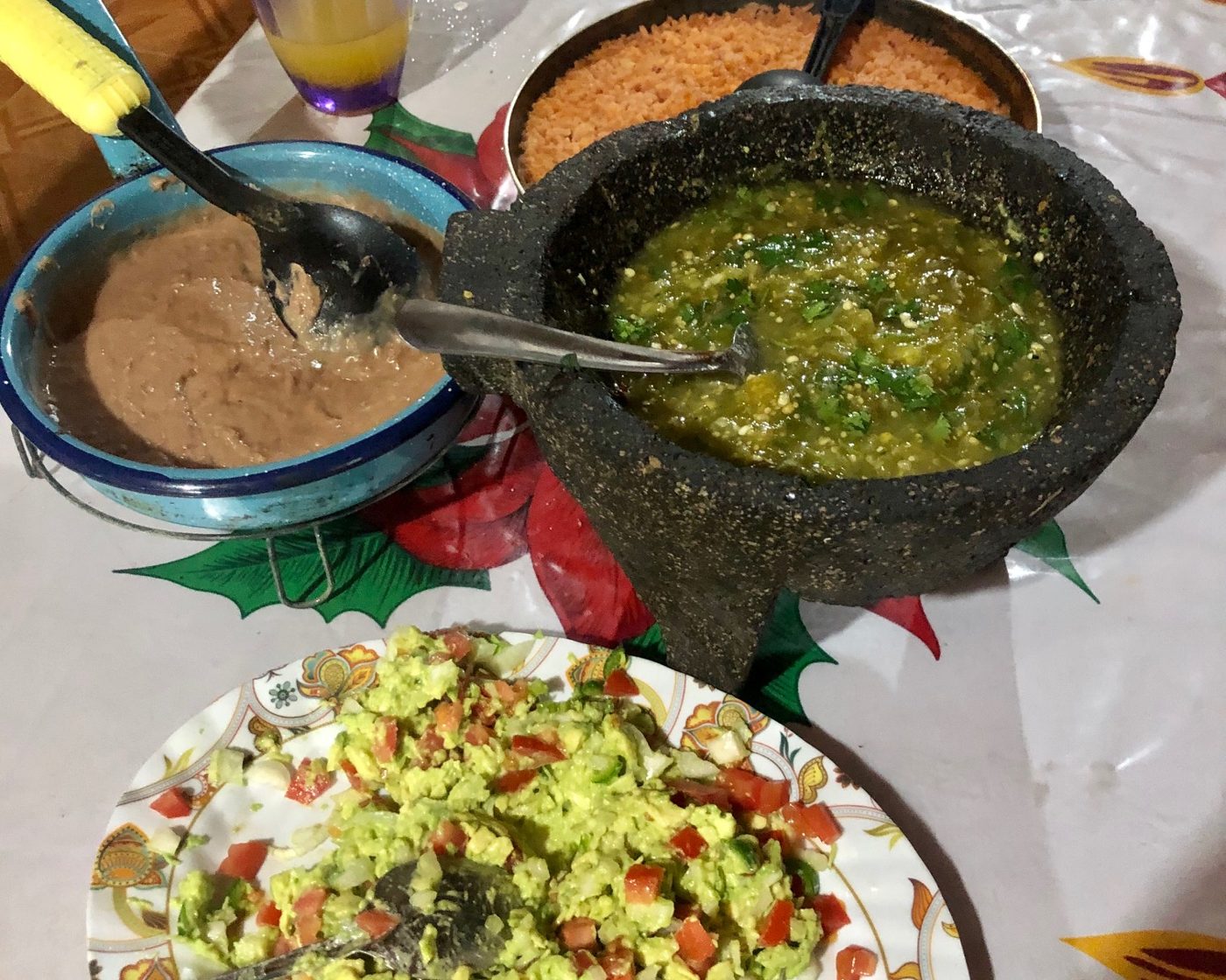 El Salto Cienege de Gonzalez homemade dinner